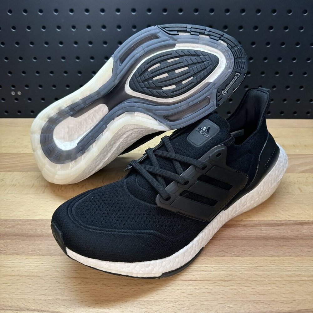 Adidas UltraBoost 21 Core Black White Shoes FY0378 Men’s Size 7.5 / Women’s 9